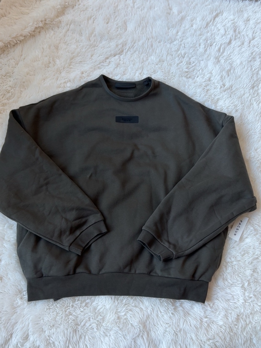 Essentials Fear of God Crewneck with pockets grey